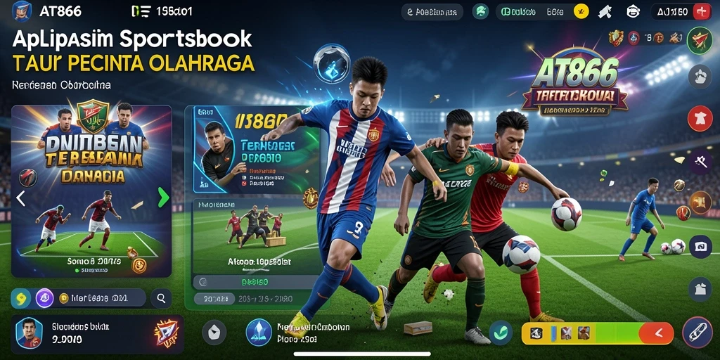 Tampilan gameplay taruhan olahraga di AT866 yang menarik.