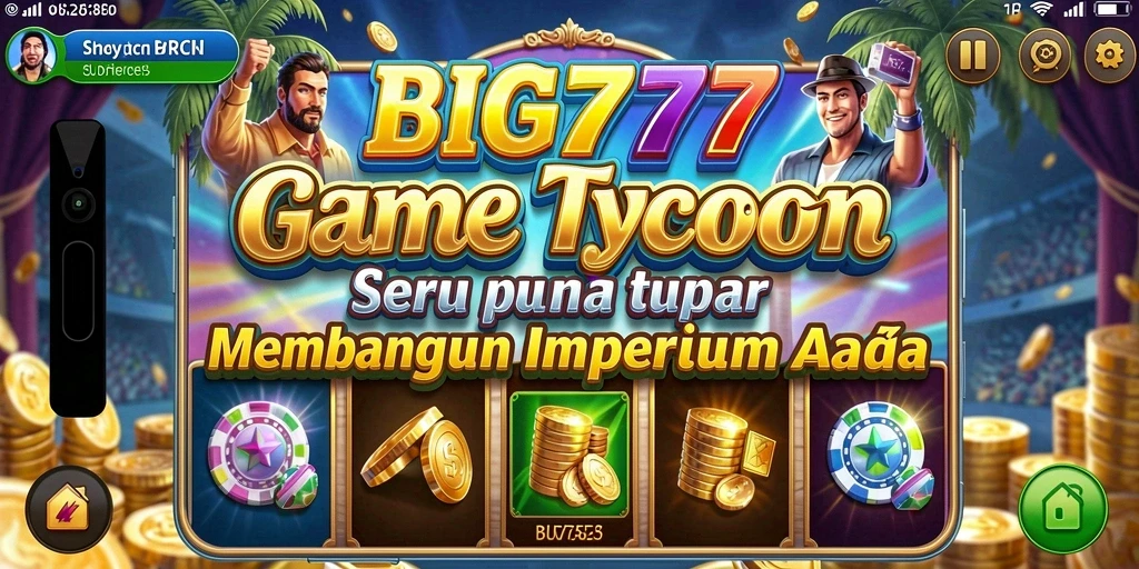 Tampilan gameplay utama <strong>BIG777</strong> yang menampilkan strategi Tycoon yang menarik.