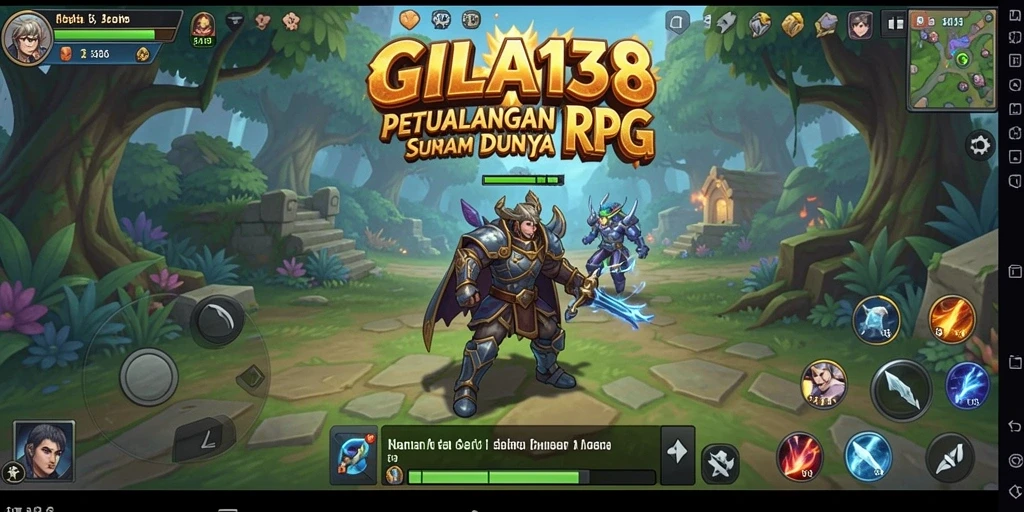 Tampilan gameplay GILA138 yang menarik dalam dunia RPG.