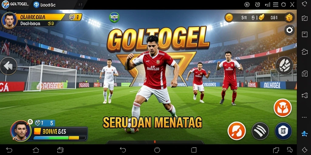 Screenshot gameplay GOLTOGEL yang menampilkan aksi seru dan interaktivitas.