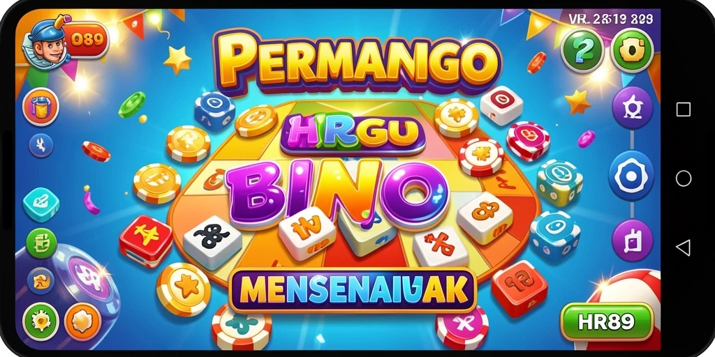 Screenshot gameplay HR89 menampilkan suasana permainan Bingo yang menyenangkan.