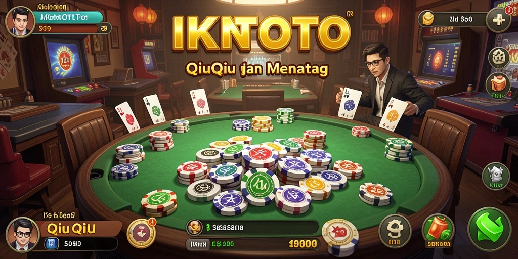 Tampilan menarik gameplay QiuQiu di IKNTOTO.