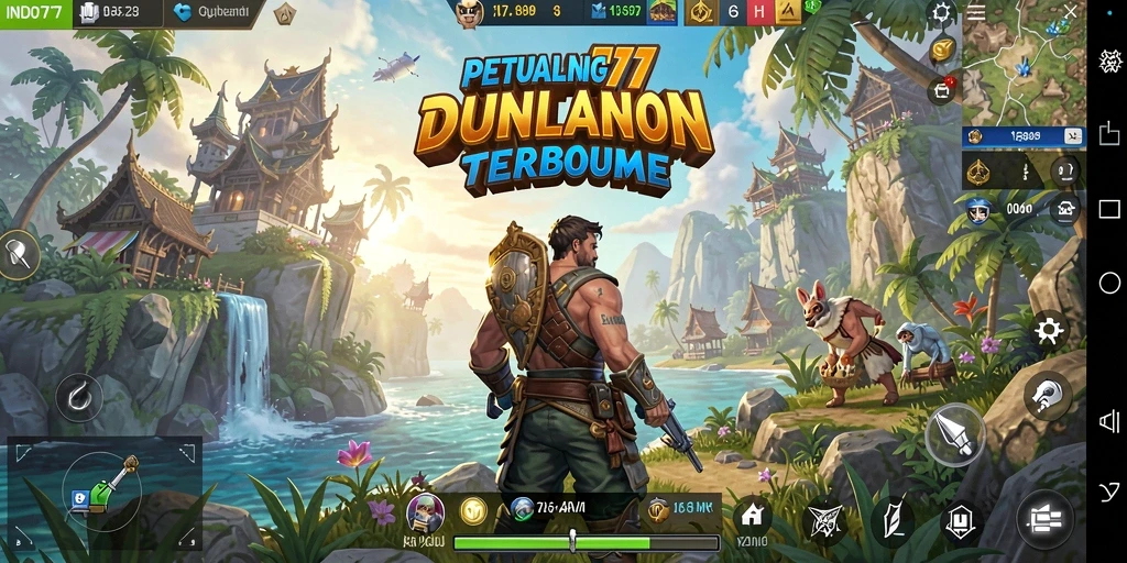 Tampilan gameplay yang memukau dari dunia terbuka INDO777.