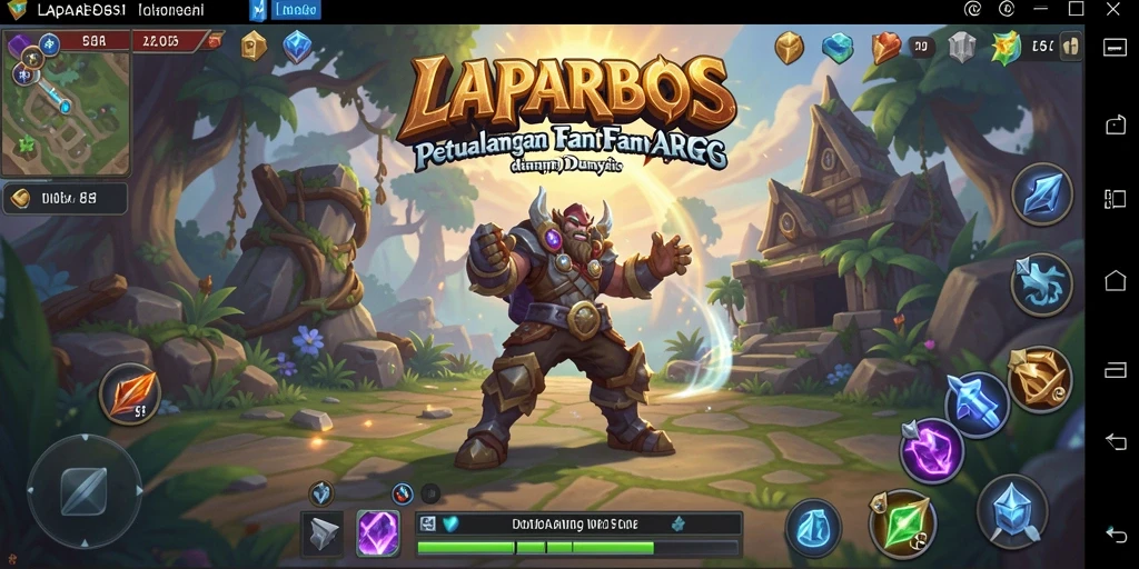 Tampilan menakjubkan dari gameplay ARPG LAPARBOS yang menantang.