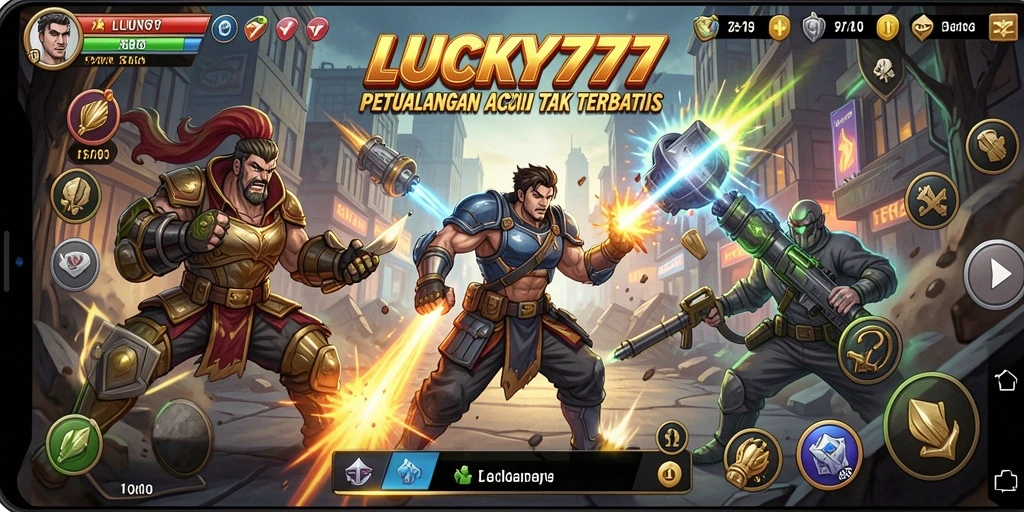 Tampilan menarik dari gameplay LUCKY777 yang mendebarkan.