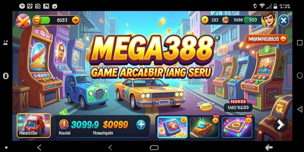Tampilan menarik dari gameplay seru MEGA388.