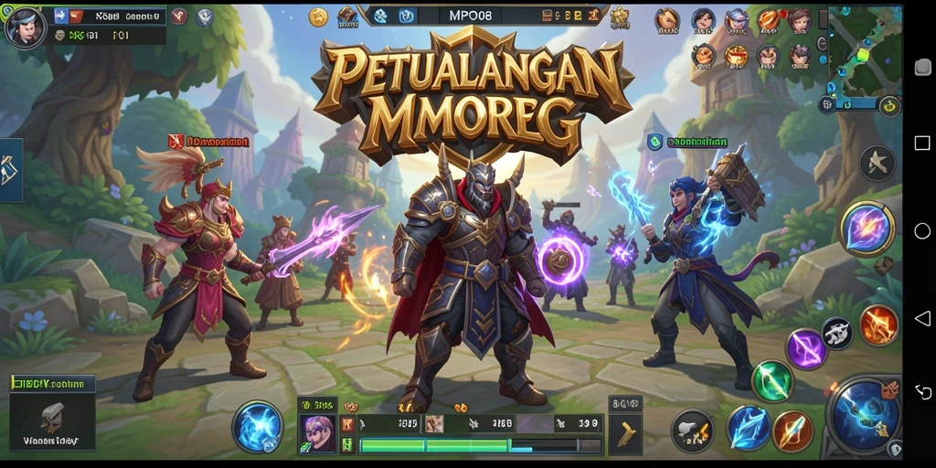 Tampilan seru dari pertarungan multiplayer di MPO08.