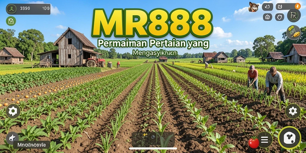 Tampilan menarik dari gameplay pertanian di MR888.
