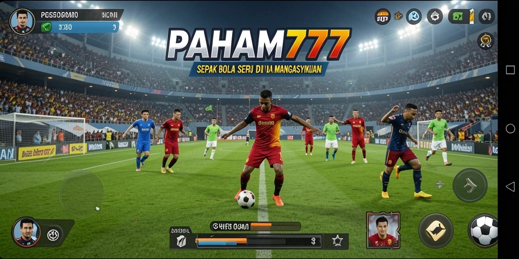 Tampilan permainan sepak bola yang mendebarkan dari PAHAM777.