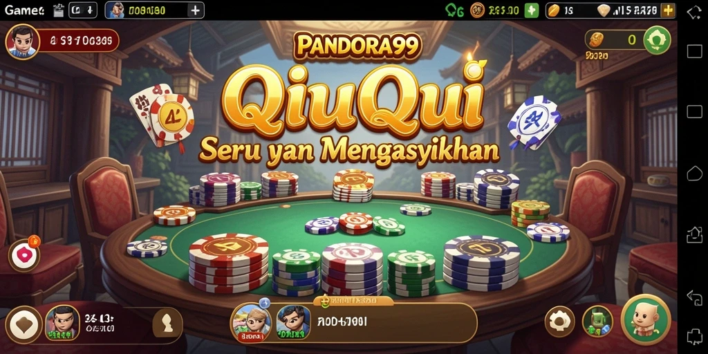 Tampilan gameplay PANDORA99 yang menegangkan dalam QiuQiu.