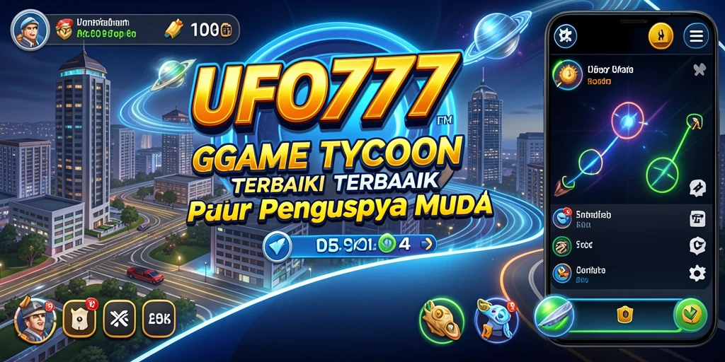 Screenshot utama menampilkan gameplay Tycoon yang mendebarkan dan strategi bisnis.