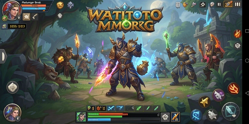Tampilan gameplay seru dalam dunia WATITOTO yang luas.